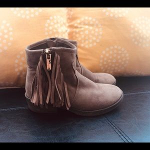 Sam Edelman leather fringe boots size 11
